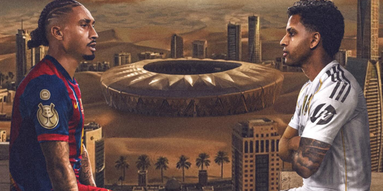 Barcelona y Real Madrid definen la Supercopa de España en el primer clásico del año