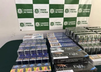 Detienen a sujeto por contrabando de 640 cajetillas