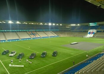 [Fotos] La presentación del nuevo auspiciador de Cruzados en el Claro Arena