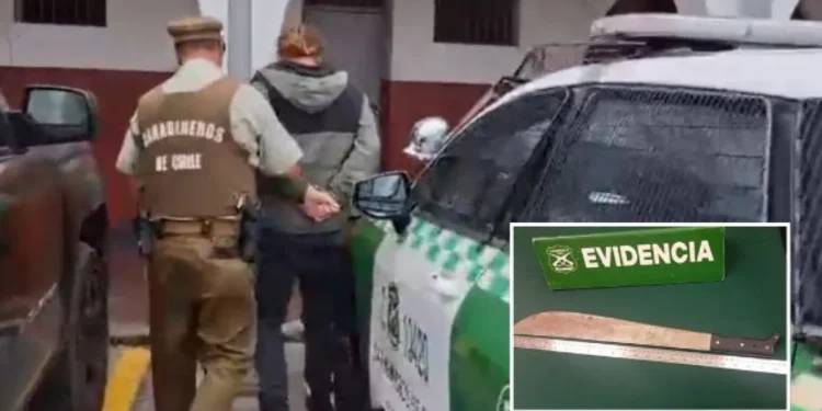 Hombre amenaza a Carabineros con machete durante fiscalización en La Serena: fue detenido
