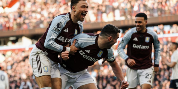 [Video] Aston Villa venció a Nottingham Forest para seguir presionando en el podio de la Premier