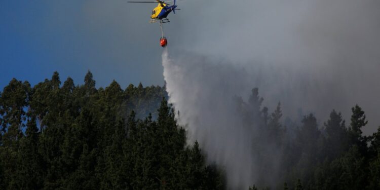 Alerta amarilla regional en Valparaíso por incendios forestales simultáneos
