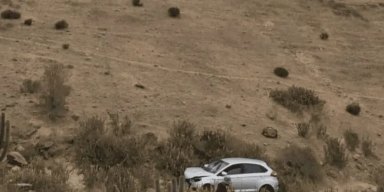 Hombre fallece tras desbarrancarse su vehículo en Mincha
