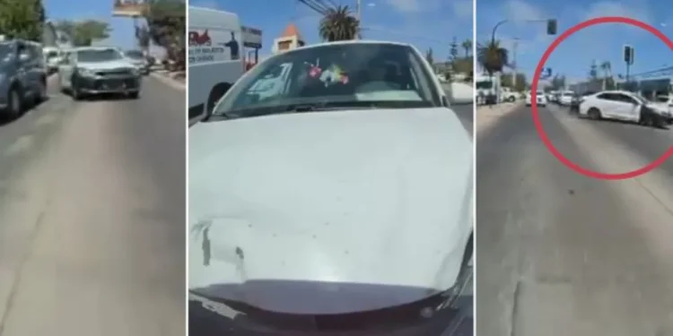 Chocó, huyó y dobló en ‘U’ en lugar no habilitado: denuncian imprudente conducta en La Serena